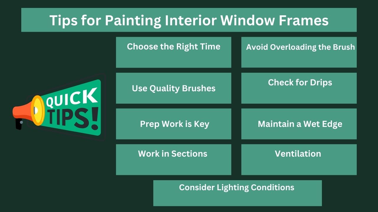 Tips for Painting Interior Window Frames