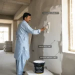 duva paints putty is recommended by pakistani painter